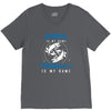 Pops is my Name Fishing Is My Game V-Neck Tee