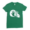 hand Ladies Fitted T-Shirt