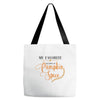 my favorite season is pumpkin spice Tote Bags