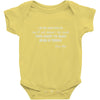 oscar wilde quote girls Baby Onesie