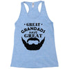mens grandads bearded Racerback Tank