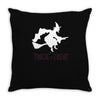 witch halloween fancy Throw Pillow