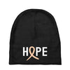 Hope Uterine Cancer Awareness Baby Beanies