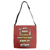 wenn papa wer dann Adjustable Strap Totes
