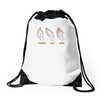 nerd ears Drawstring Bags