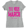 2018 Women's March On USA Ladies Fitted T-Shirt