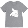 mouse hands ym V-Neck Tee