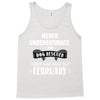never underestimate an old man who was born in february Tank Top