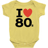 i love 80's Baby Bodysuit