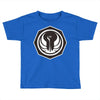 white and black Toddler T-shirt