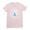 america newthumb Ladies Fitted T-Shirt