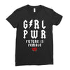Girl Power Future Is Female Ladies Fitted T-Shirt