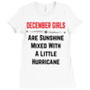 December Girls Ladies Fitted T-Shirt