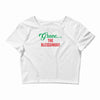 grace the blesssingg!! Crop Top
