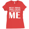 best thing about being a narcissist Ladies Fitted T-Shirt