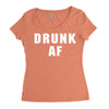 drunk af Women's Triblend Scoop T-shirt