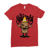 stay squirrely Ladies Fitted T-Shirt