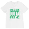 straight outta pre k V-Neck Tee