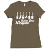 choose your weapon Ladies Fitted T-Shirt
