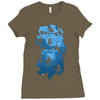 ninja kick ass clash Ladies Fitted T-Shirt