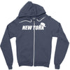 new york Zipper Hoodie