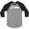 evolution of man, lada niva 3/4 Sleeve Shirt
