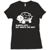 always late worth wait funny turtle Ladies Fitted T-Shirt