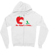 an apple a day Zipper Hoodie