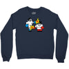 vector gamer boxing Crewneck Sweatshirt
