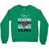 Reading Yoga Wine Balance Crewneck Sweatshirt