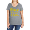 drunk me had their reasons Ladies Curvy T-Shirt