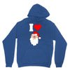 i love santa noel Unisex Hoodie