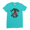 famous in the 90's Ladies Fitted T-Shirt