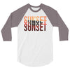 Sunset 3/4 Sleeve Shirt