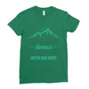 Camper Couple Man Ladies Fitted T-Shirt