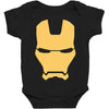 iron man mask avengers marvel comics gift Baby Bodysuit