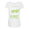 halloween nurses Maternity Scoop Neck T-shirt