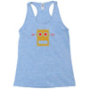 lmfao robot head Racerback Tank