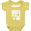 badass mechanic Baby Onesie