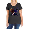 more heart than less Ladies Curvy T-Shirt
