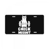 gym cat workout License Plate