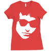 bob dylan Ladies Fitted T-Shirt
