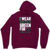 i wear emerald green for liver cancer awareness Unisex Hoodie