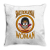 smart strong sensual woman Throw Pillow