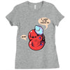 virus loves you this much Ladies Fitted T-Shirt