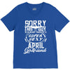 This Guy Is Taken By A Super Sexy April Girlfriend V-Neck Tee