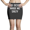 The Ocean Made Me Salty Mini Skirts