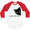 black cats rule 3/4 Sleeve Shirt