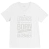legends are born in december V-Neck Tee