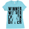 winner winner chicken dinner 3b Ladies Fitted T-Shirt